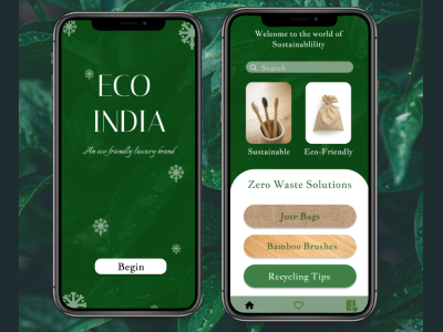 Eco India app design