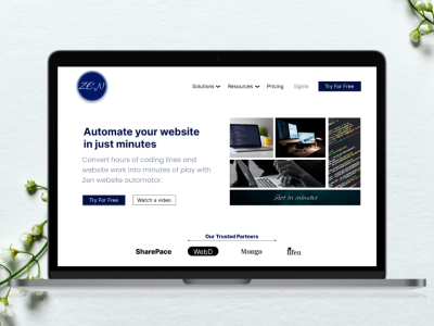 Website automation - A website design