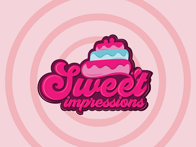 Cake and Sweet Store Logo