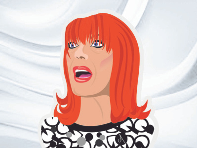 Coco Peru drag queen illustration