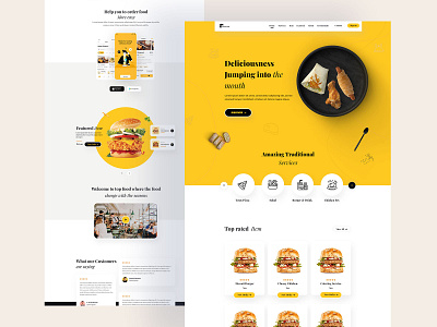 Food Website Design by Nazmul Hassan on Dribbble