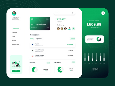 Financial Web app app application banking dashboard app design design app finance app financial uidesign wallet web app