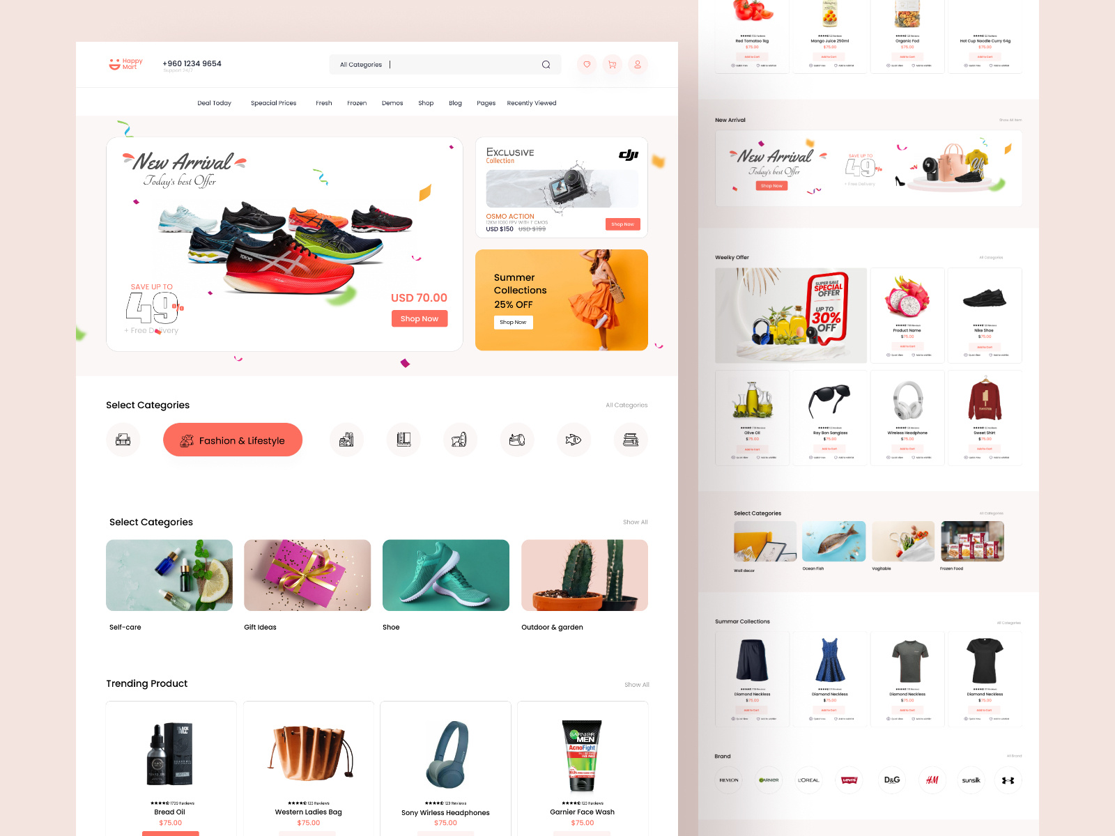 Ecommerce Website Design by Nazmul Hassan on Dribbble