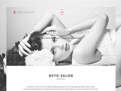 Beauty Saloon beauty creata creatalab creative design facial homepage makeup portfolio saloon shop spa website