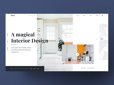 Minimal Interior Web Homepage