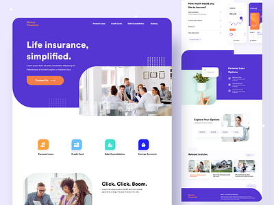 Financial Landing Page