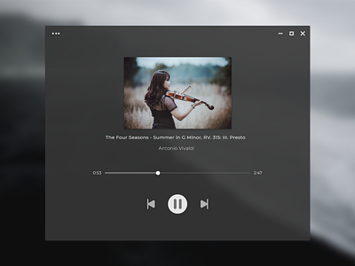 UI9 009 dailyui dailyui009 dailyuichallenge music player