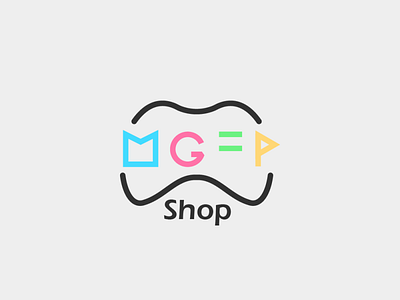 MGFP SHOP game logo game shop