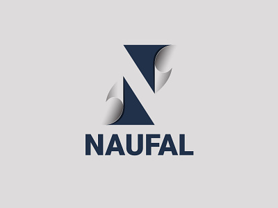 Letter N Naufal Logo