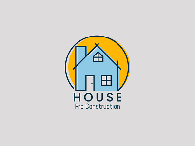 House Pro Construction construction logo gradient logo house logo letter h logo logo logodesign logofolio logos logotype modern logo