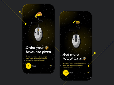 Pizza Ordering app for Gamers Onboarding UX UI Design app app ui dark mode design figma food gamers gaming native app onboarding order pizza research screen ui user experience user interface ux visuals wirefreames