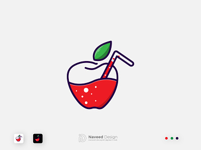 Apple Juice | Concept Illustration animation design flat graphic design illustration illustrator logo minimal typography vector