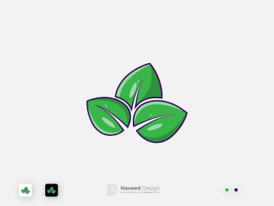 Green Leaves | Concept Illustration branding design flat graphic design illustration illustrator logo minimal typography vector