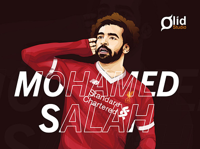 MOHAMED SALAH branding design illustration