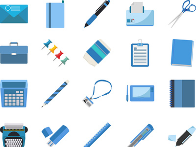 Stationary icon icons icons set iconset illustration logo ui ux