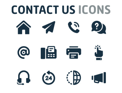 Contact Icons assets business icon icons icons set