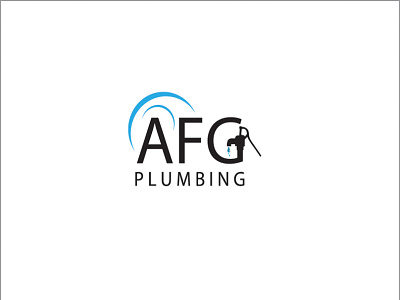 AFG Plumbing design graphics design illustration illustrator iluastration logo logo design
