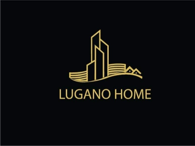 Lugano Home design graphics design illustration illustrator iluastration logo logo design