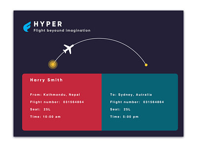 Day24 Boarding Pass app design typography ui web