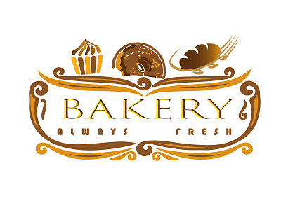 I will do creative flat minimalist modern business logo design bakery logo businesslogo creative design exclusive logo flat design logodesign minimalist typography unique vector
