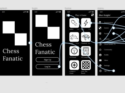 Chess Fanatic - Chess Mobile App - Protoflow