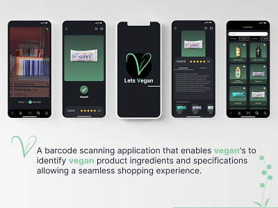 Barcode Scanning App app barcode mobile ui ux vegan