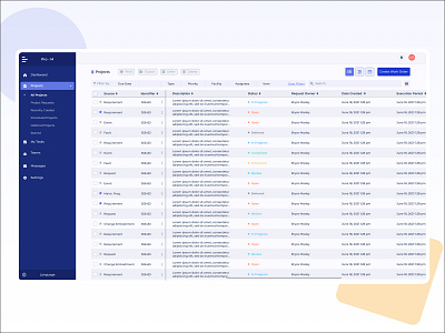 Data Table Design datatable management task ui ux