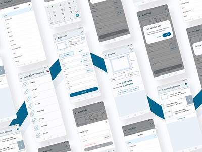 Mobile App Design - Metal Weight Calculator android app calculator design materail metal steel ui ux weight