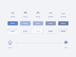 Neumorphism Button Study by Sun Joo on Dribbble