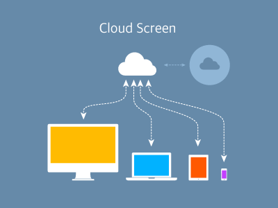 Cloud screen cloud mobile nscreen screen