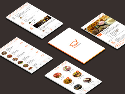 Forge, Redesign serise 1 app food ios mango