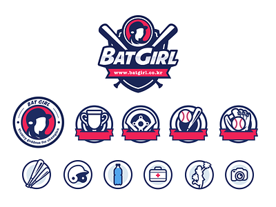 Batgirl Website Icon baseball icon
