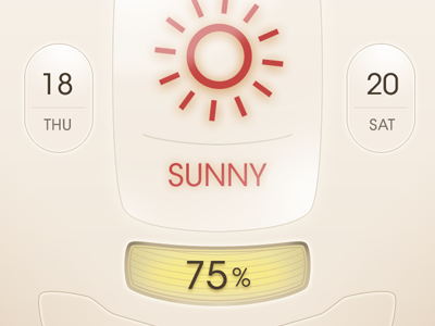 Weather Checker 3 clean iphone ui weather