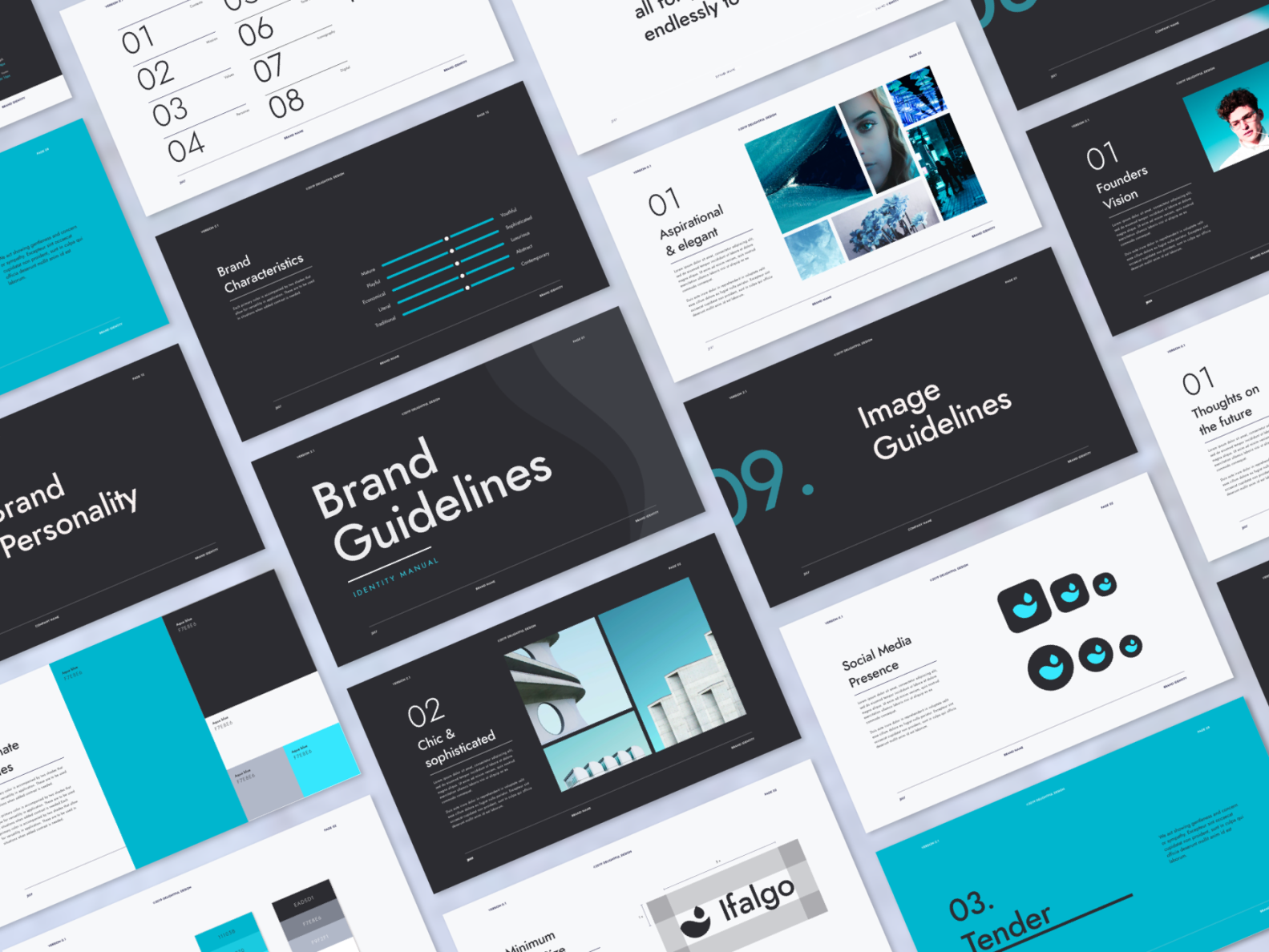 Brand Layout/Brand Guidelines by Arbaz Ahmad on Dribbble