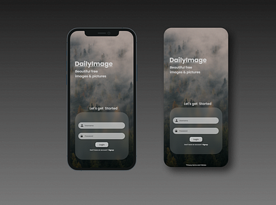 Daily_UI_01 daily 100 challenge dailyui login ui