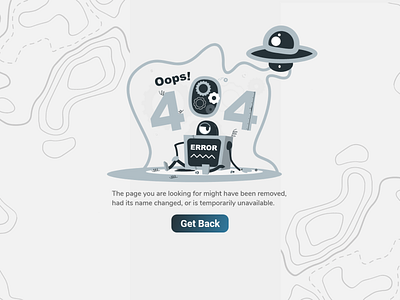 Daily UI 08 404 404 error 404 error page 404 page 404page dailui daily 100 challenge dailyui