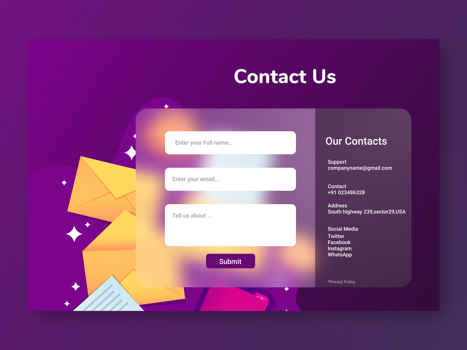 Daily UI 28 by Piyush Sonawane on Dribbble