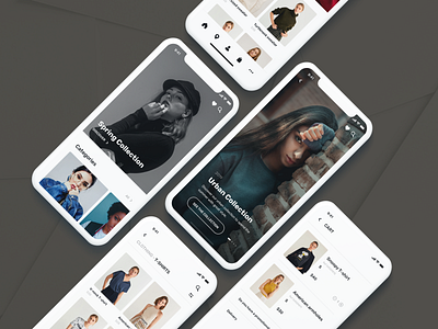 eCommerce App app brand design icon icons ios mobile typography ui ux