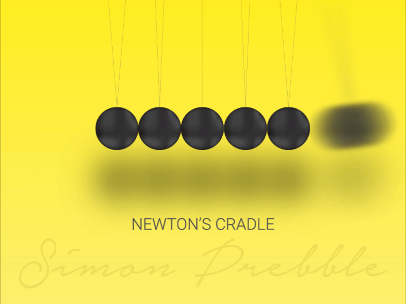 Newton's Cradle aftereffects illustrator photoshop