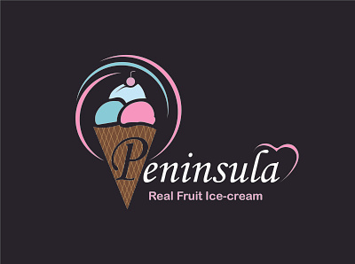 Logo design branding logo design creative design creative logo ice cream ice cream logo design logo design