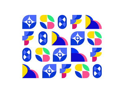 Shapes colorful colors icon design icon set iconography icons illustration logo logomarks logotype shape elements shapes