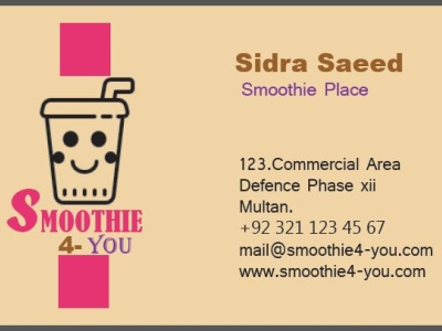 Smoothing B.card branding design business card design graphic design modern card