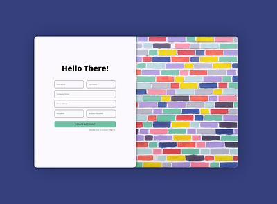 Daily UI-Sign In Page bricks colour daily ui design designer figma illustration like log in logo minimal photoshop sign in signup page sketch typography ui ux web website