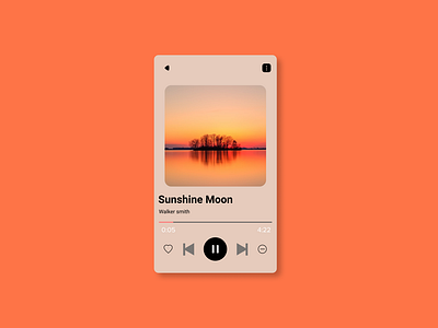 Daily UI-Music Player Design