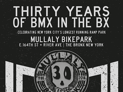 Mullaly 30th anniversary flyer