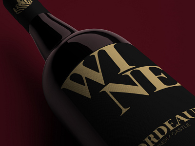 Wine Bordeaux Logo Concept