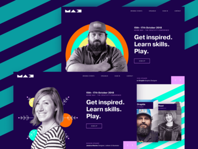 Adobe XD UI Challenge - Days 1 & 2