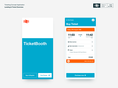 TicketBooth - Rail Ticketing Concept