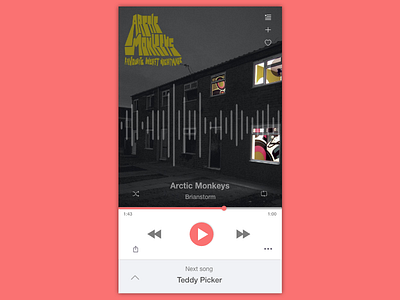 Daily UI 009 - Music player 009 appdesign dailyui ios musicplayer ui