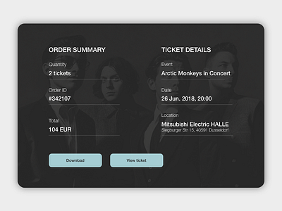 Email Receipt DailyUI 017 017 dailyui design email receipt ui